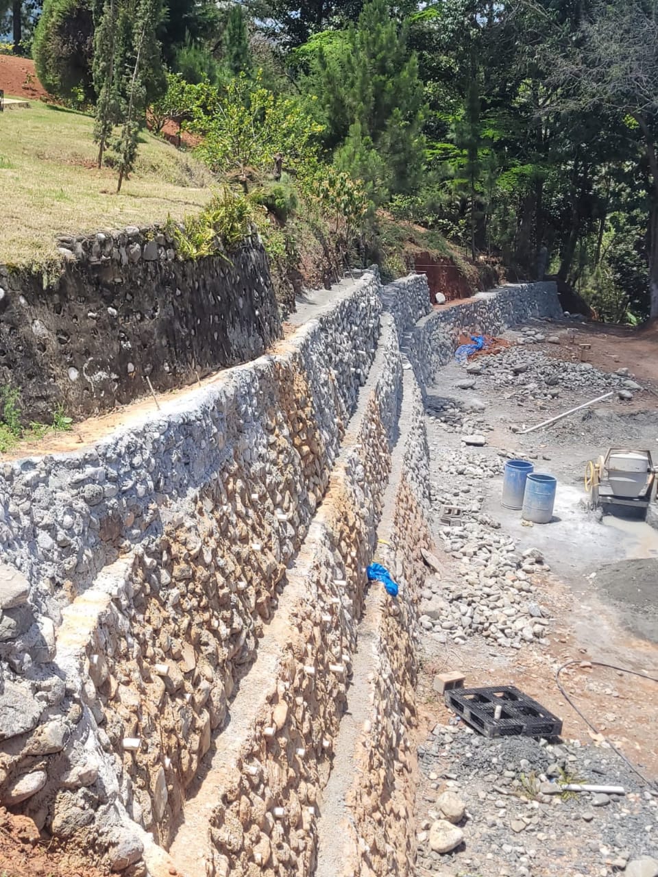 Mur en pierres naturelles Haïti